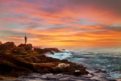 Bondi Morning Fisherman